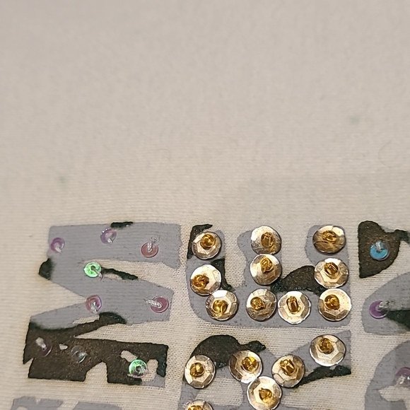 Just Cavalli long sleeve top with embellishments in the design size M - Picture 12 of 13